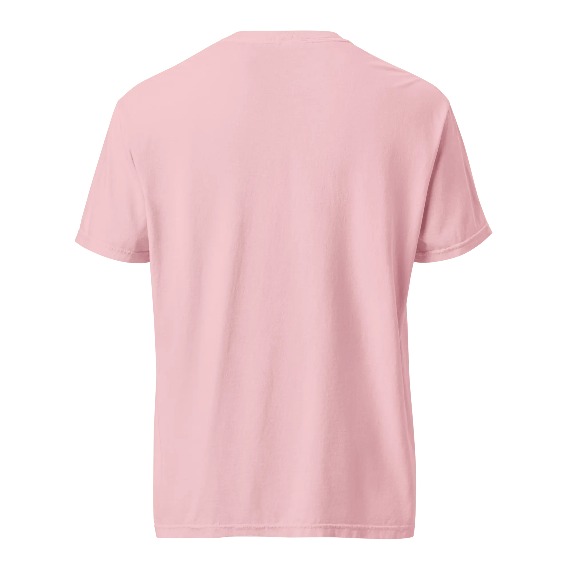 Pink Comfort Colors T-shirt Back View | Short Sleeve Casual Tee for Women & Men