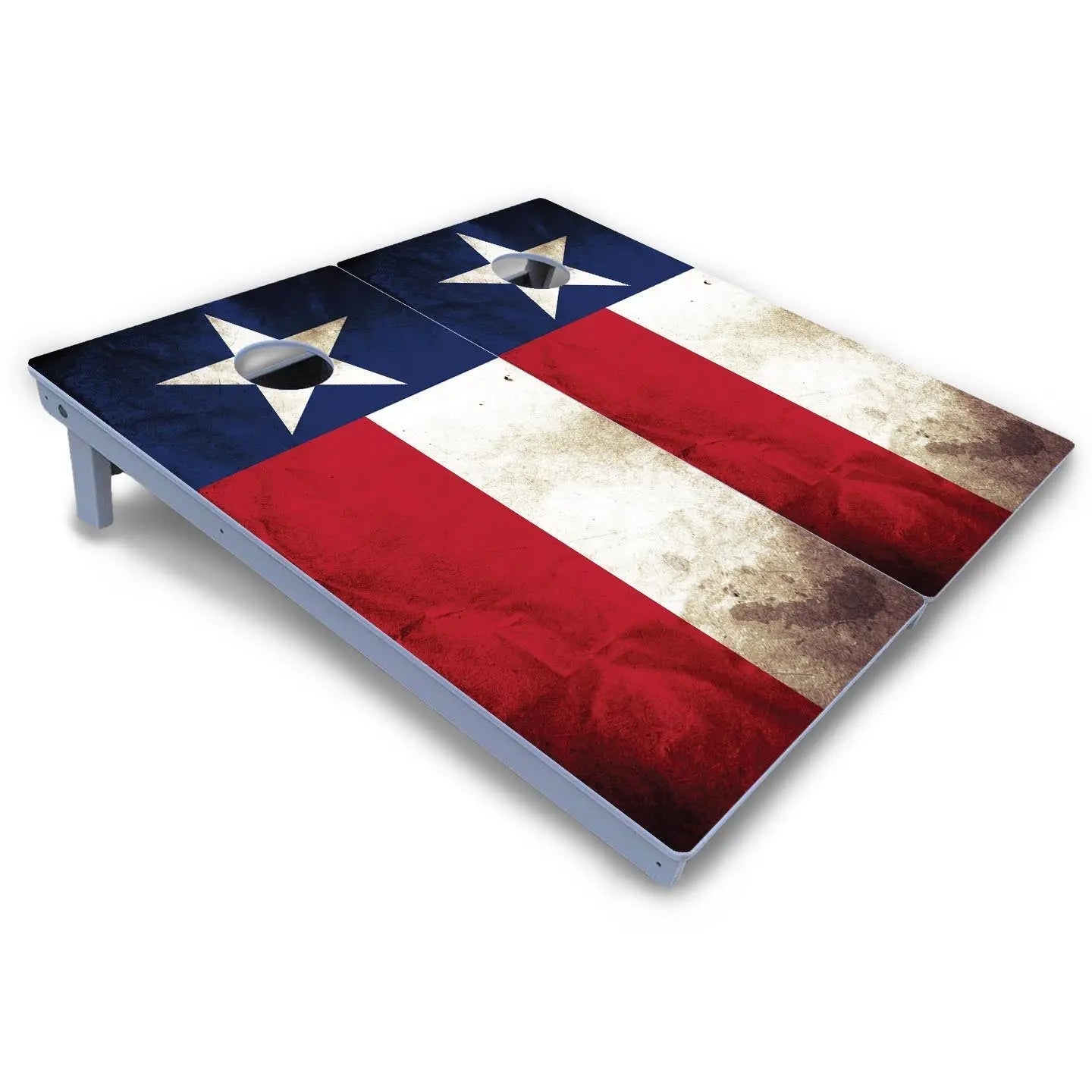 Texas Flag Cornhole Boards - All Weather Series by Cornhole Solutions, custom cornhole board detail photo 3