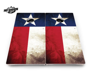 Texas Flag Cornhole Boards - Pro Solution Lite Series by Cornhole Solutions, custom cornhole board detail photo 2
