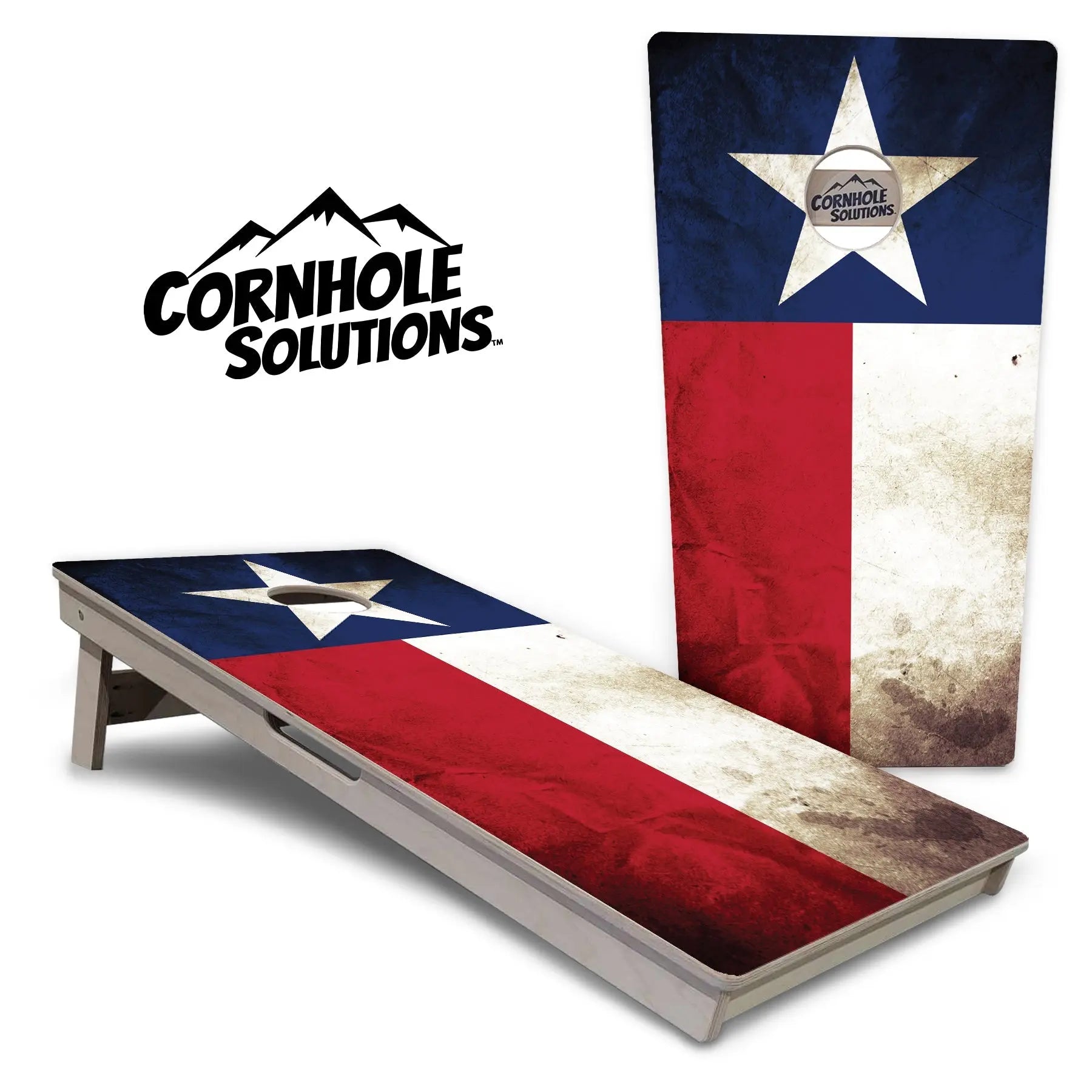 Texas Flag Cornhole Boards - Professional Tournament Series Cornhole Solutions