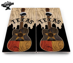 Texas Guitar Cornhole Boards - Pro Solution Elite Series by Cornhole Solutions, custom cornhole board detail photo 4