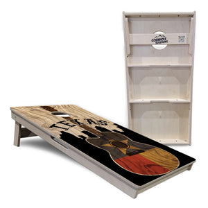 Texas Guitar Cornhole Boards - Professional Tournament Series by Cornhole Solutions, custom cornhole board detail photo 4