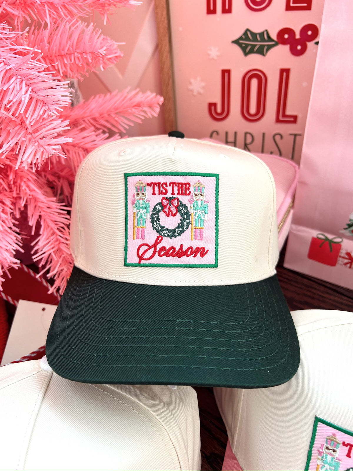 Tis The Season - Vintage Trucker Hat by KenzKustomz, view 12