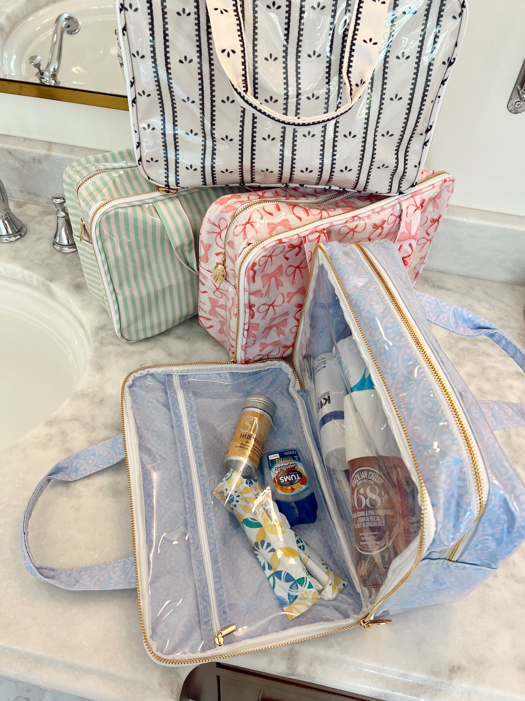 Clear Coat Toiletry Case by KenzKustomz, natural skincare detail photo 55