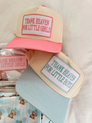 Thank Heaven - Vintage Trucker Hat by KenzKustomz, Southern lifestyle apparel detail photo 6