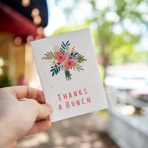 Thanks a Bunch - Plantable Seed Card by Still Magnolia, paper gift detail photo 2
