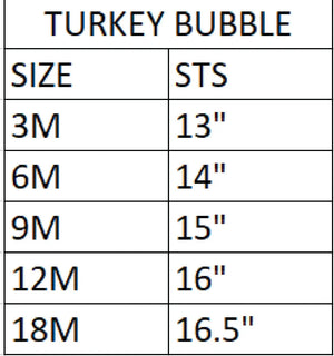 Thanksgiving Turkey Bubble Seven Lantern Lane