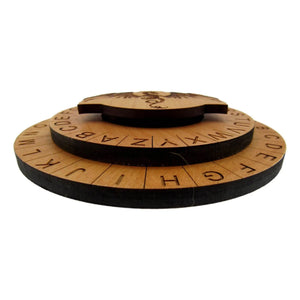 The Dragons Cipher Wheel - Escape Room Decoder Prop by Creative Escape Rooms, Southern lifestyle apparel detail photo 3