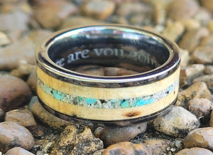 The Forever and A Day Memorial Ring by Cotton Street Art Company, handmade jewelry detail photo 3