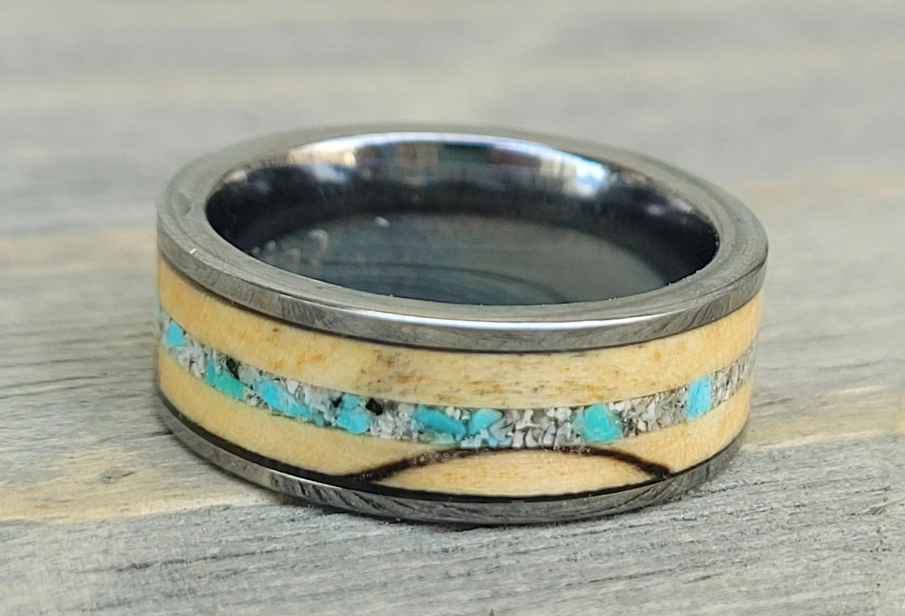 The Forever and A Day Memorial Ring by Cotton Street Art Company, handmade jewelry detail photo 4