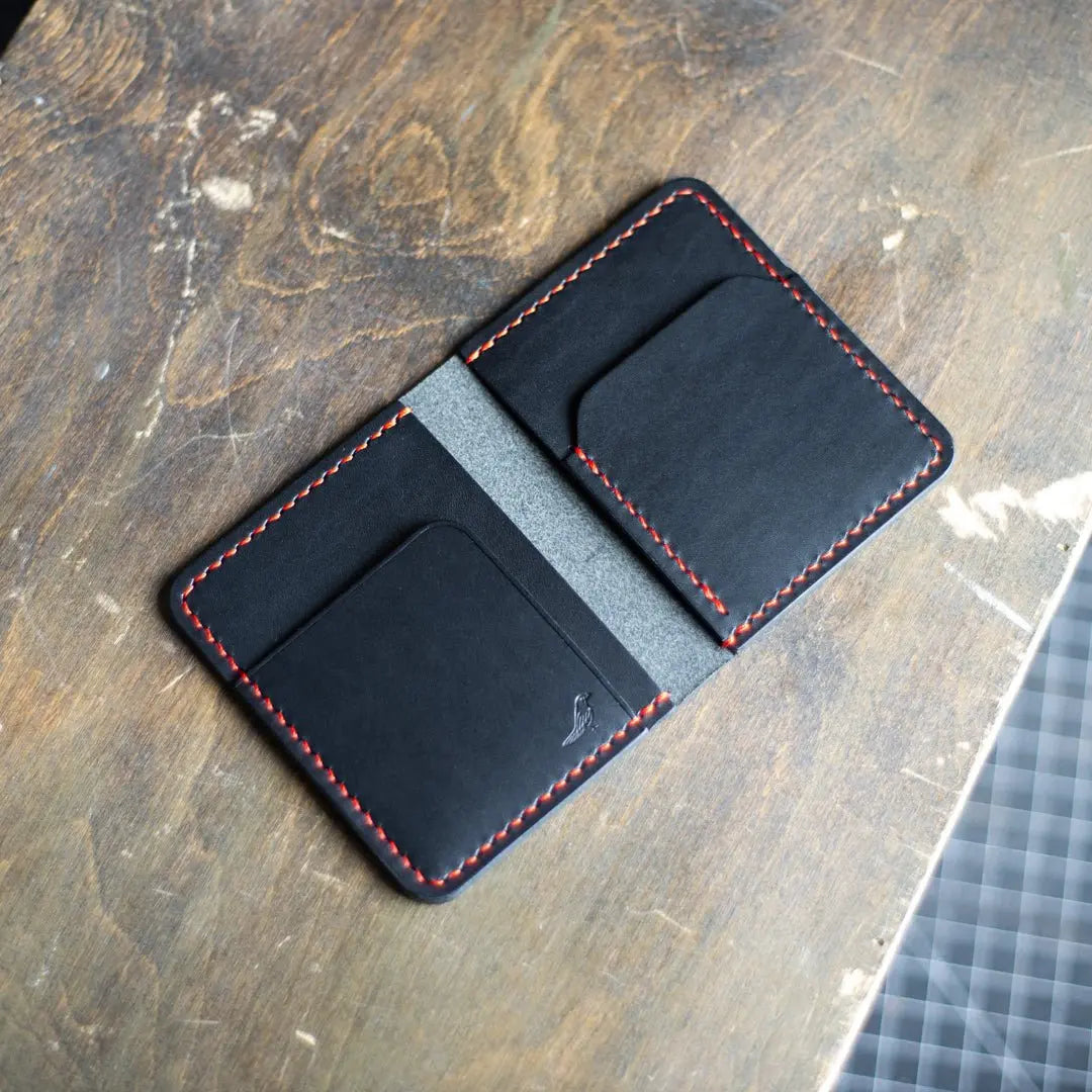 The Garrison by Harland Handmade USA, handmade leather goods detail photo 2