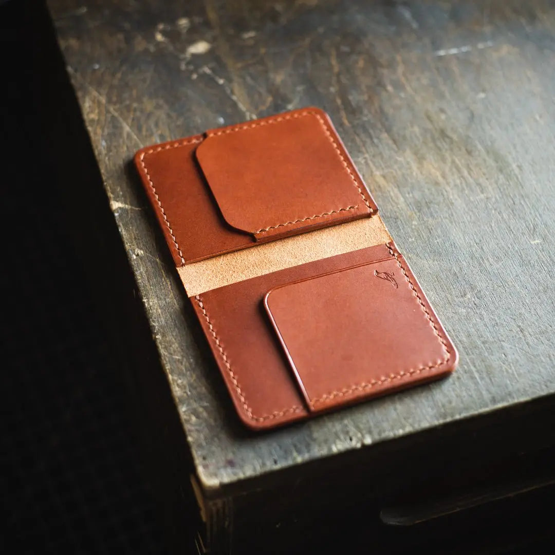 The Garrison by Harland Handmade USA, handmade leather goods detail photo 3