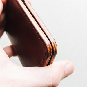 The Garrison by Harland Handmade USA, handmade leather goods detail photo 8