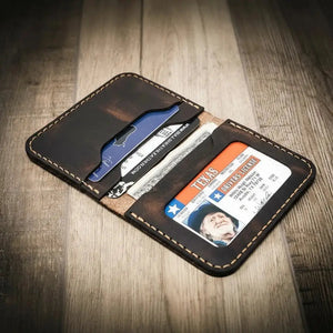 The Georgetown by Bull Sheath Leather, handmade leather goods detail photo 7