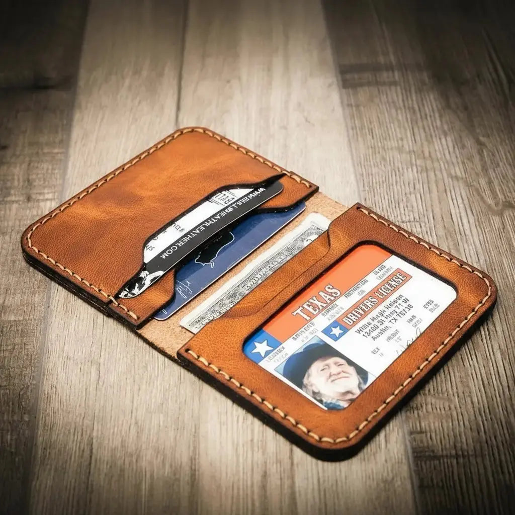 The Georgetown by Bull Sheath Leather, handmade leather goods detail photo 11