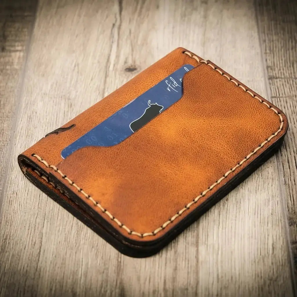 The Georgetown by Bull Sheath Leather, handmade leather goods detail photo 12