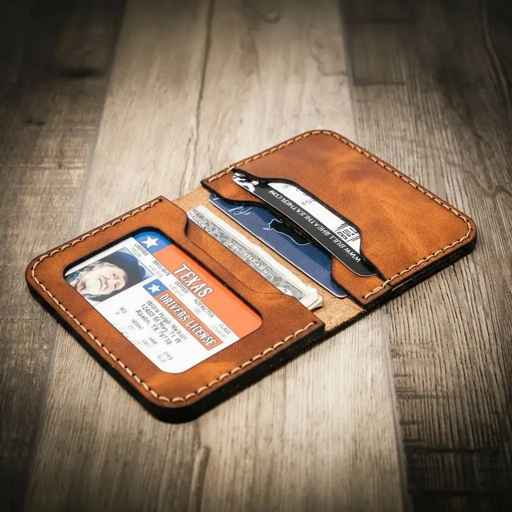 The Georgetown by Bull Sheath Leather, handmade leather goods detail photo 14