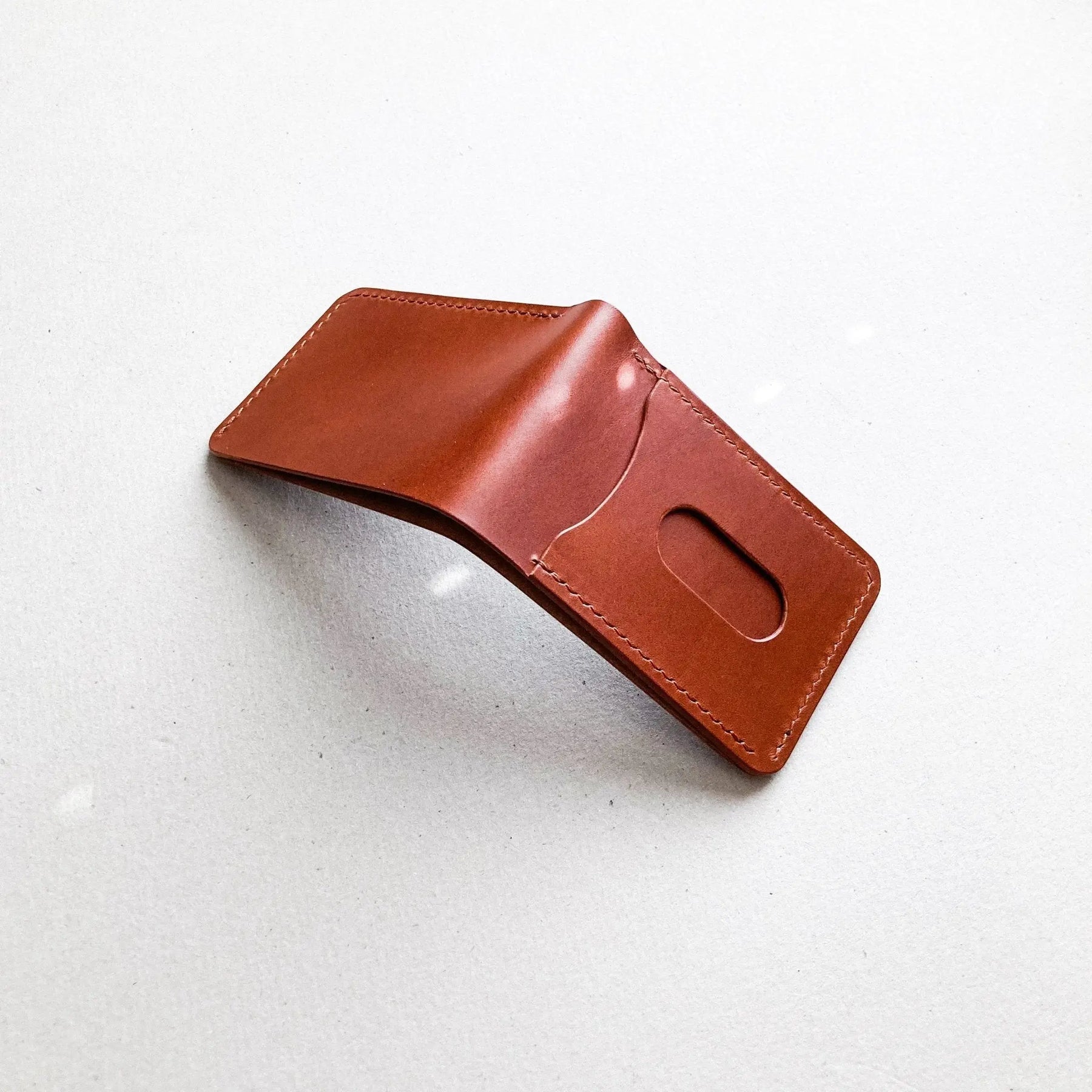The Kingston by Harland Handmade USA, handmade leather goods detail photo 13