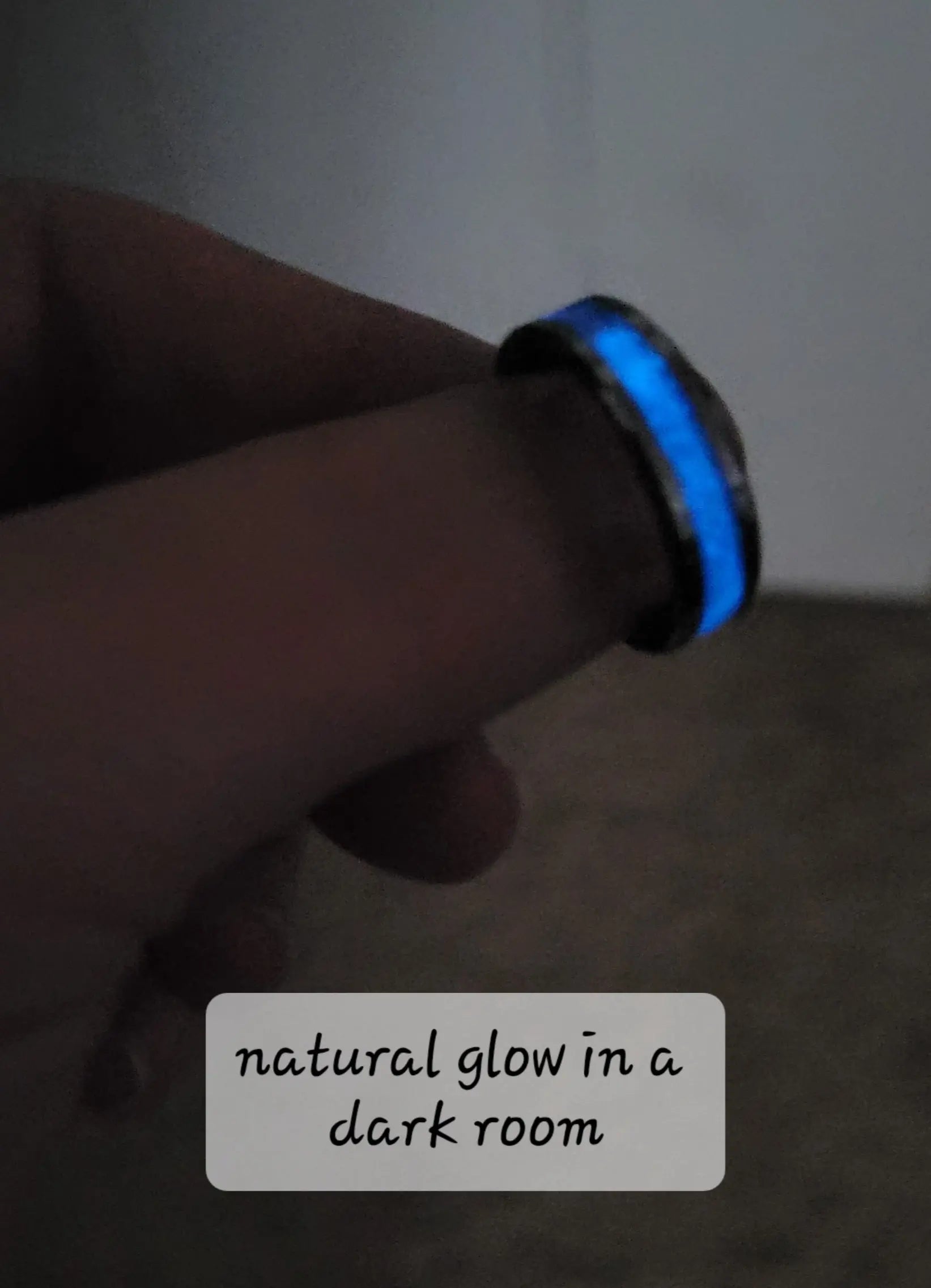 The Little Boy Blue Memorial Ring by Cotton Street Art Company, handmade jewelry detail photo 4