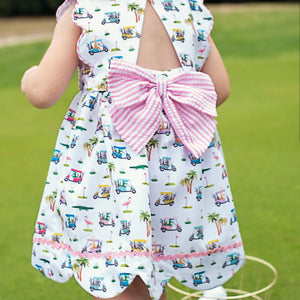 The Palms Reversible Golf Dress by Seven Lantern Lane, Southern lifestyle apparel detail photo 15
