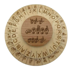 The Sign Language Decoder Disk - Escape Room Cipher Featuring ASL Creative Escape Rooms