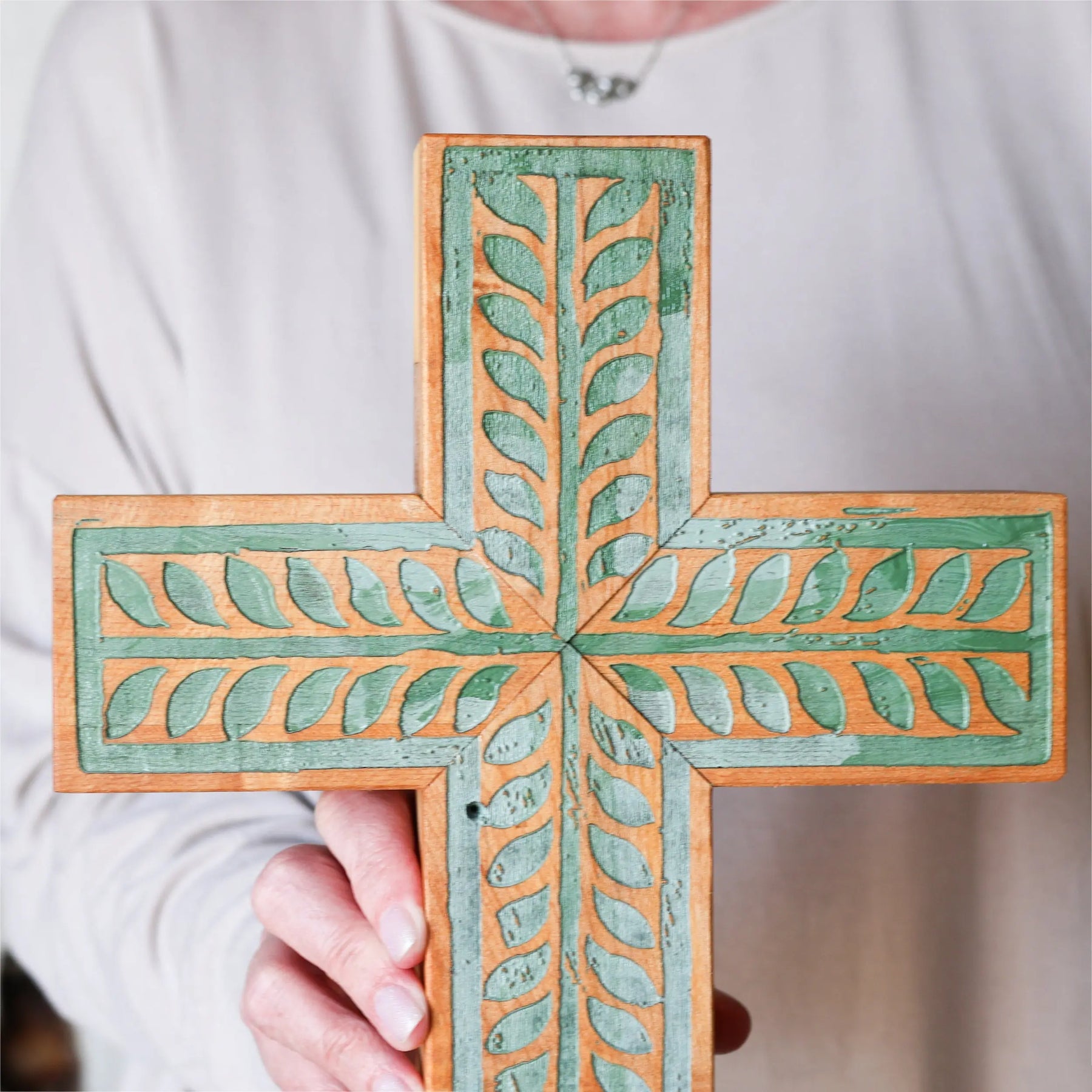 The True Vine Cross by Dennehey Design Co., religious items detail photo 4