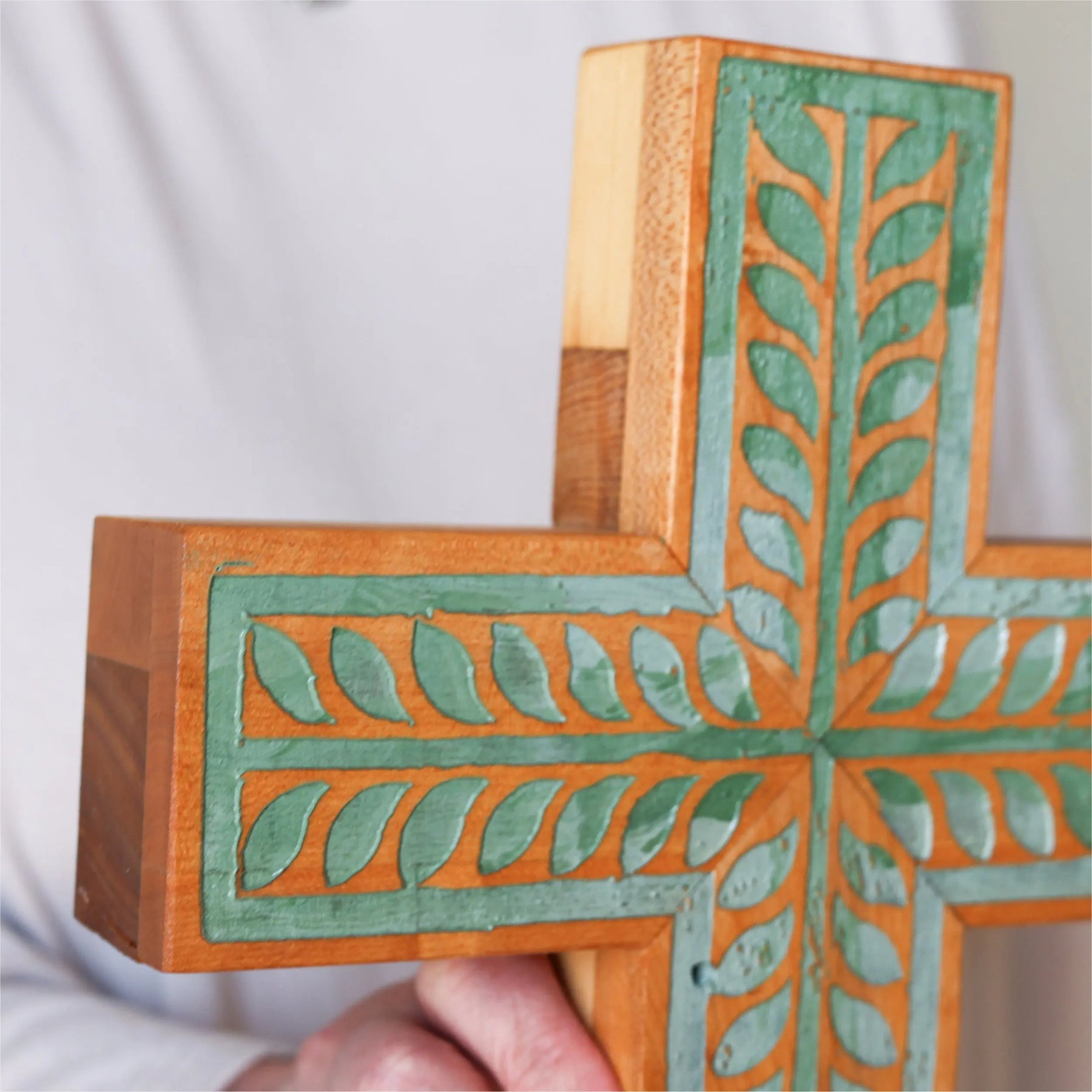 The True Vine Cross by Dennehey Design Co., religious items detail photo 6