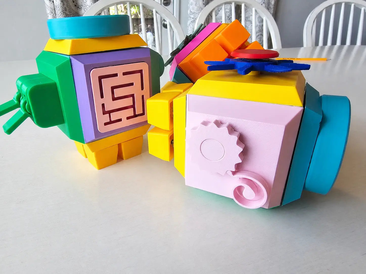 The Tween Space Modular Fidget Cube — Swappable Sensory Toy | 4 Inch by The Tween Space, 3D printed gift detail photo 5