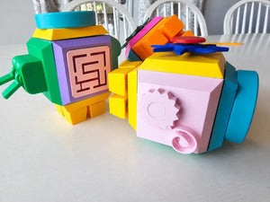 The Tween Space Modular Fidget Cube — Swappable Sensory Toy | 4 Inch by The Tween Space, 3D printed gift detail photo 5