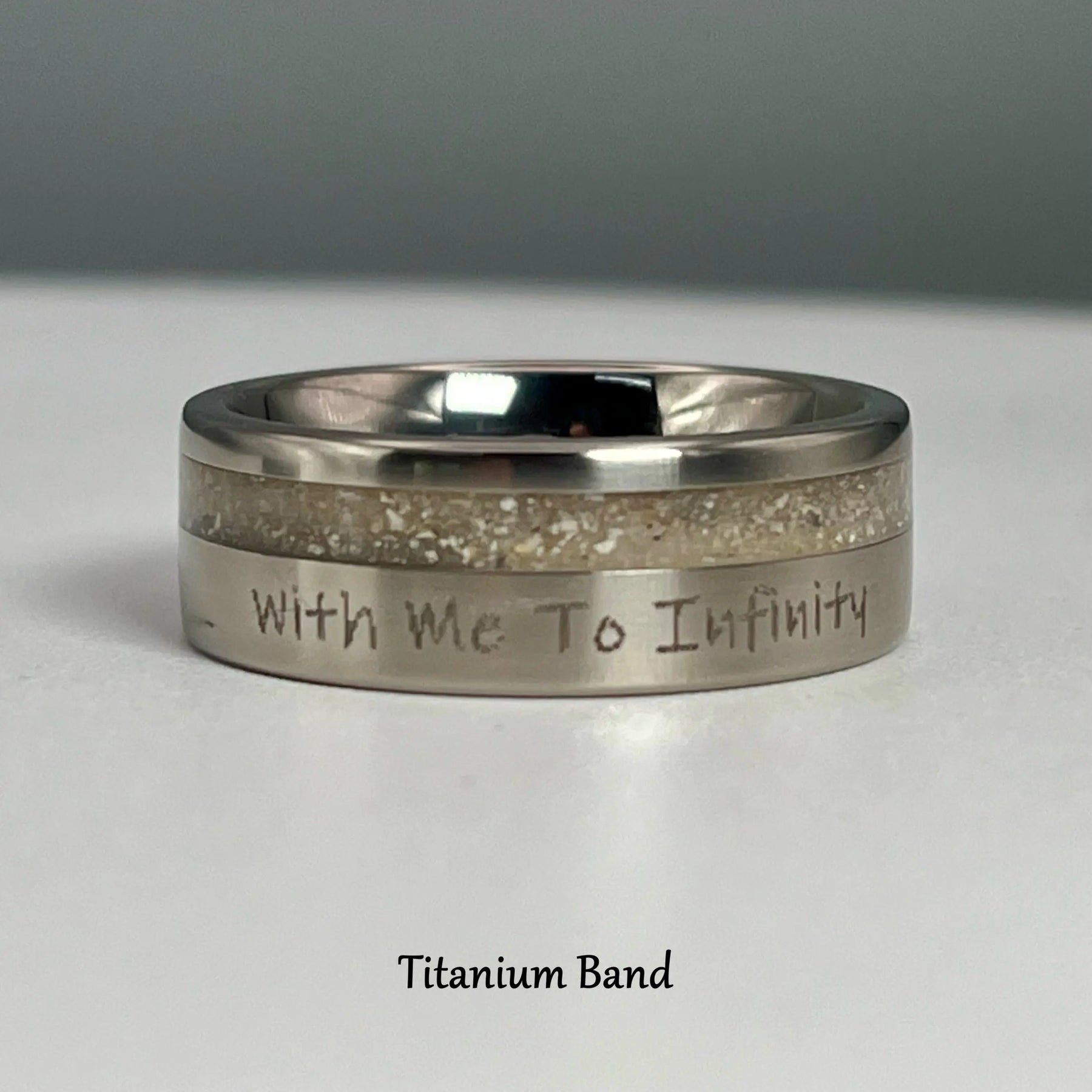 The "I'll Be Here" Memorial Ring by Cotton Street Art Company, handmade jewelry detail photo 3