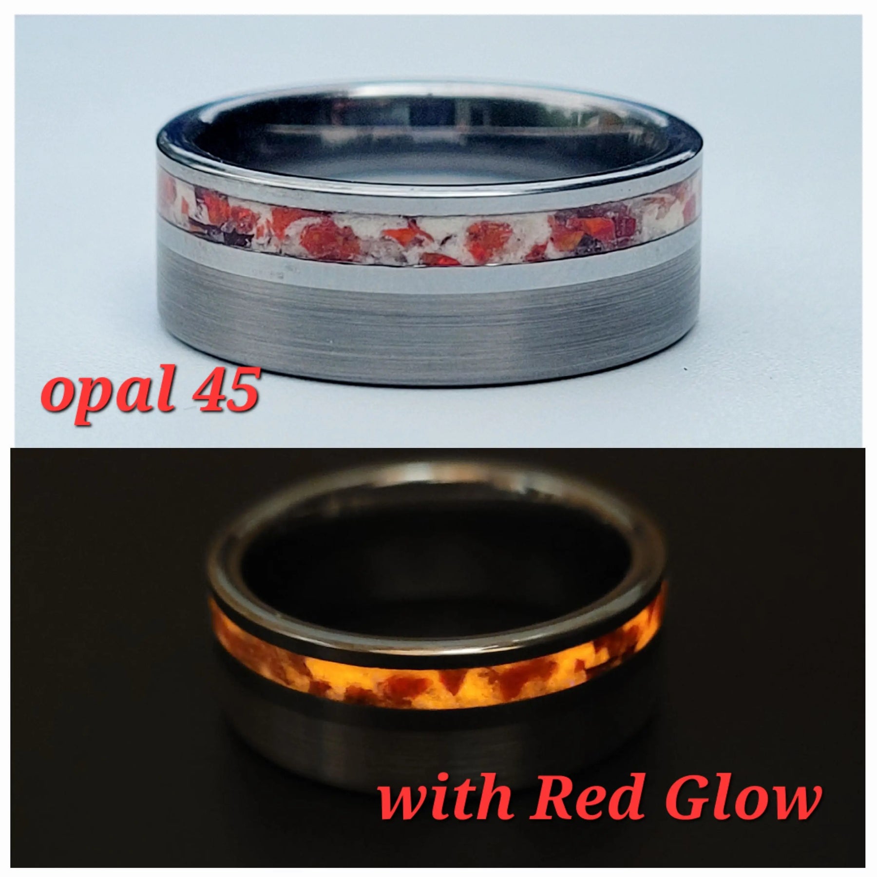 The "Sun is Gone" Memorial Ring by Cotton Street Art Company, handmade jewelry detail photo 3