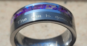 The "Sun is Gone" Memorial Ring by Cotton Street Art Company, handmade jewelry detail photo 7
