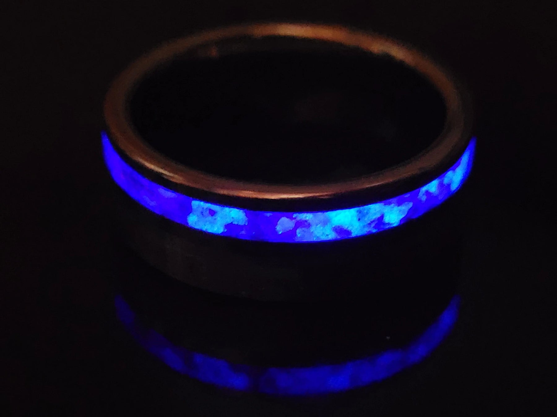 The "Sun is Gone" Memorial Ring by Cotton Street Art Company, handmade jewelry detail photo 8