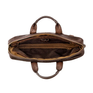 Theodore Leather Attache by Mission Mercantile Leather Goods, handmade leather goods detail photo 8