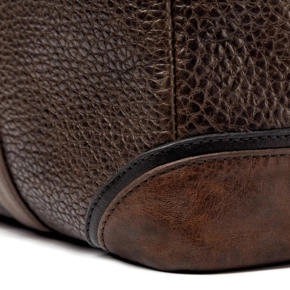 Theodore Leather Attache by Mission Mercantile Leather Goods, handmade leather goods detail photo 9