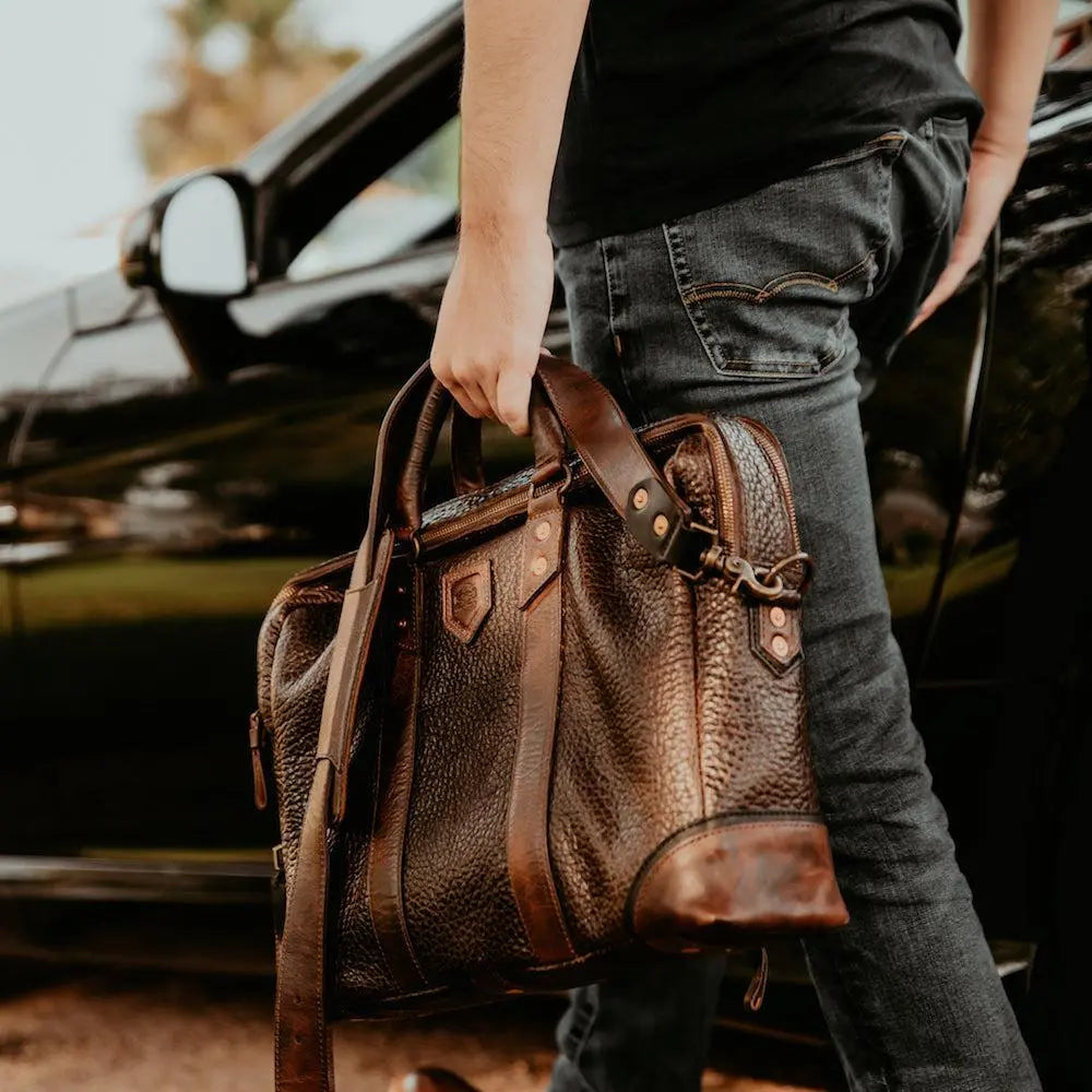 Theodore Leather Briefcase Mission Mercantile Leather Goods