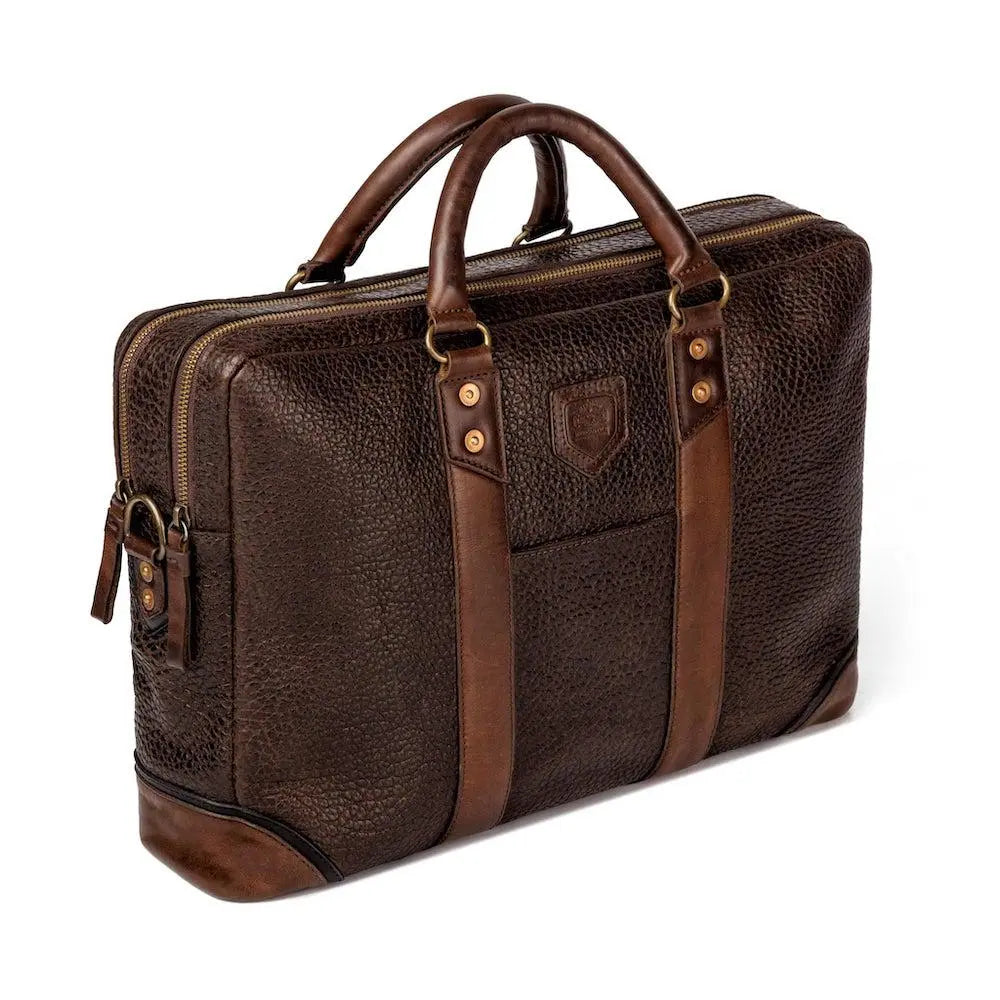 Theodore Leather Briefcase Mission Mercantile Leather Goods