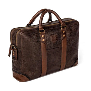 Theodore Leather Briefcase Mission Mercantile Leather Goods