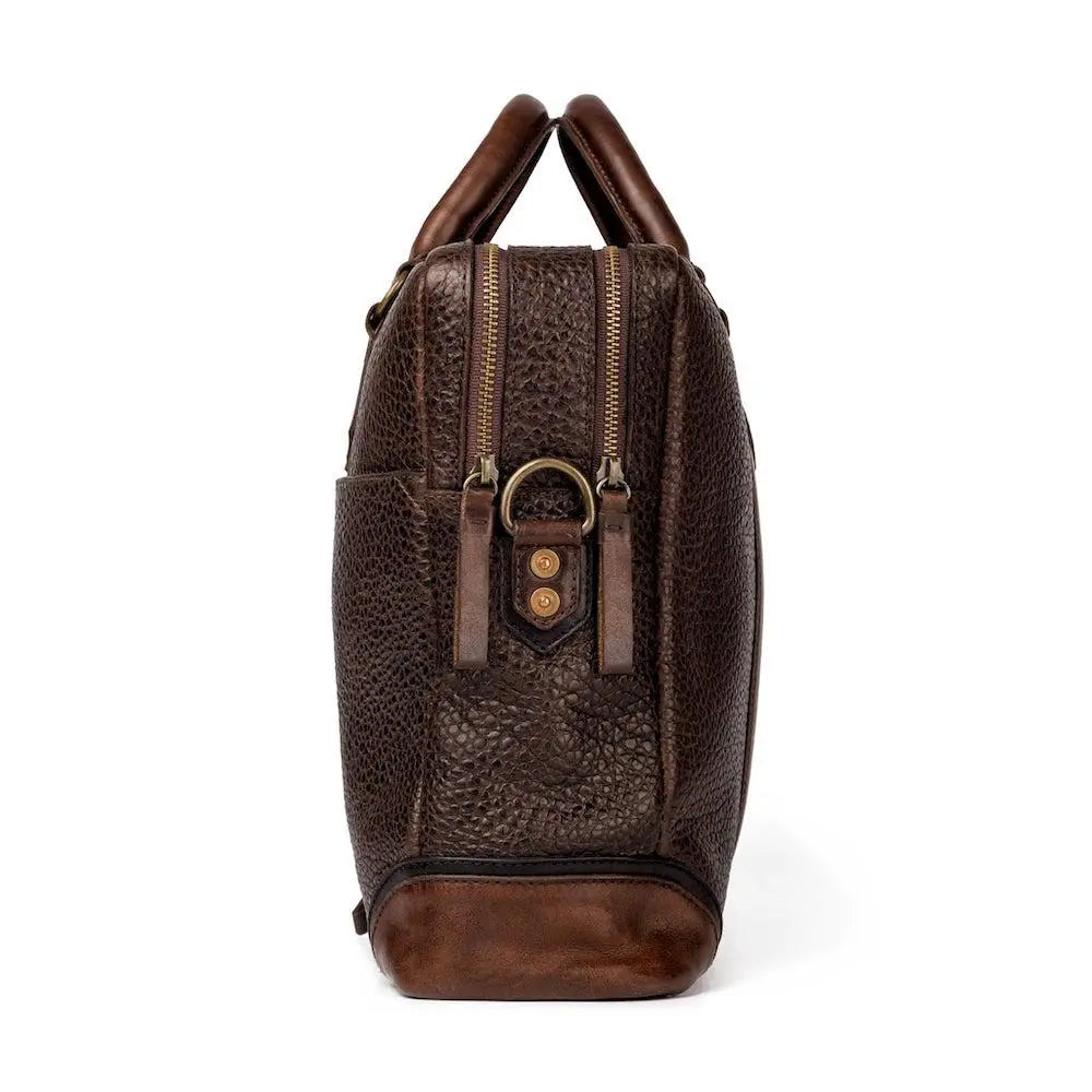 Theodore Leather Briefcase Mission Mercantile Leather Goods