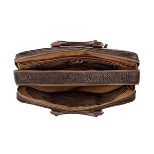 Theodore Leather Briefcase Mission Mercantile Leather Goods