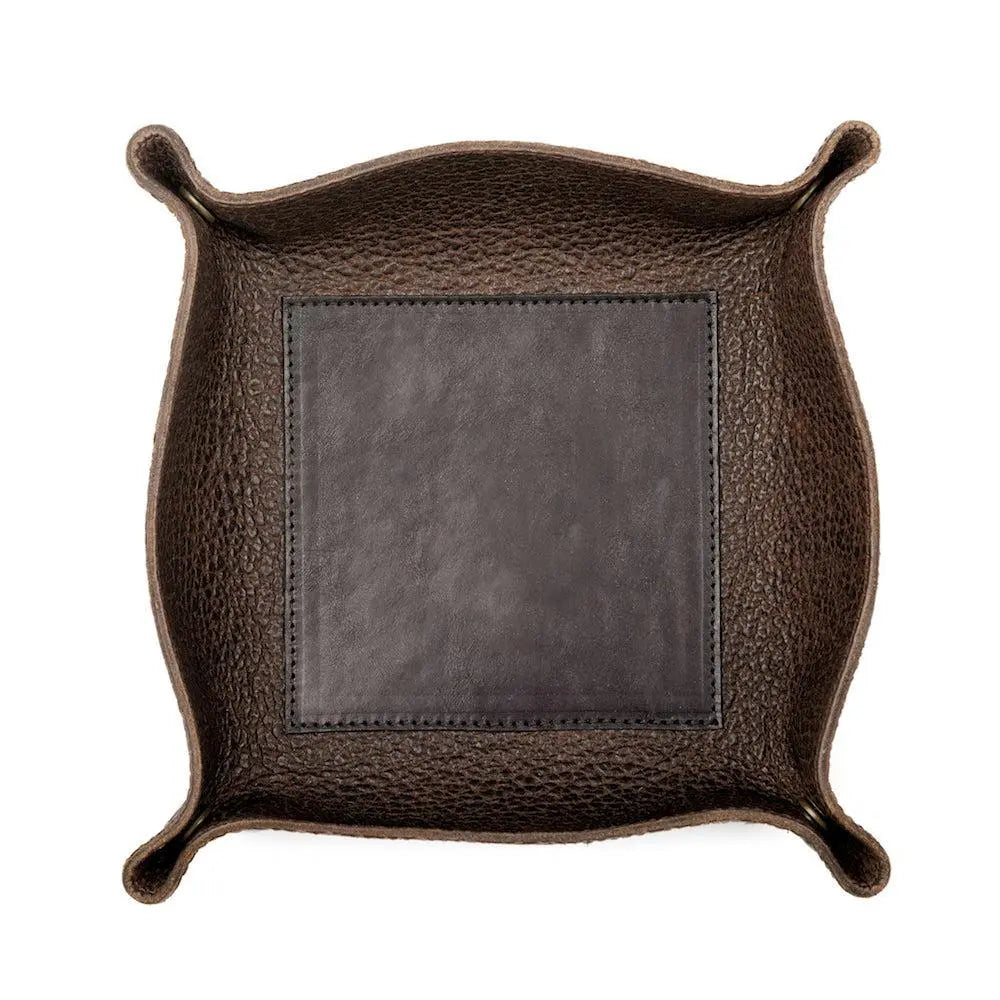 Theodore Leather Desk Caddy Mission Mercantile Leather Goods
