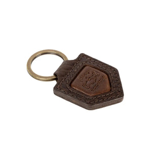 Theodore Leather Keyring by Mission Mercantile Leather Goods, handmade jewelry detail photo 4