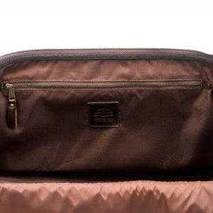 Theodore Leather Large Wheeled Duffle Bag by Mission Mercantile Leather Goods, handmade leather goods detail photo 8