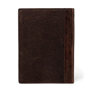 Theodore Leather Padfolio by Mission Mercantile Leather Goods, handmade leather goods detail photo 4