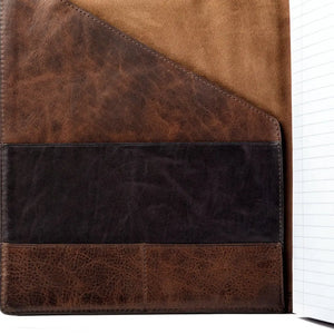 Theodore Leather Padfolio by Mission Mercantile Leather Goods, handmade leather goods detail photo 7