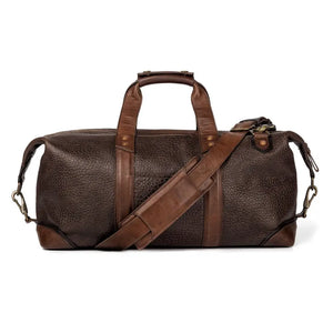 Theodore Leather Weekender Duffle Bag by Mission Mercantile Leather Goods, handmade leather goods detail photo 8