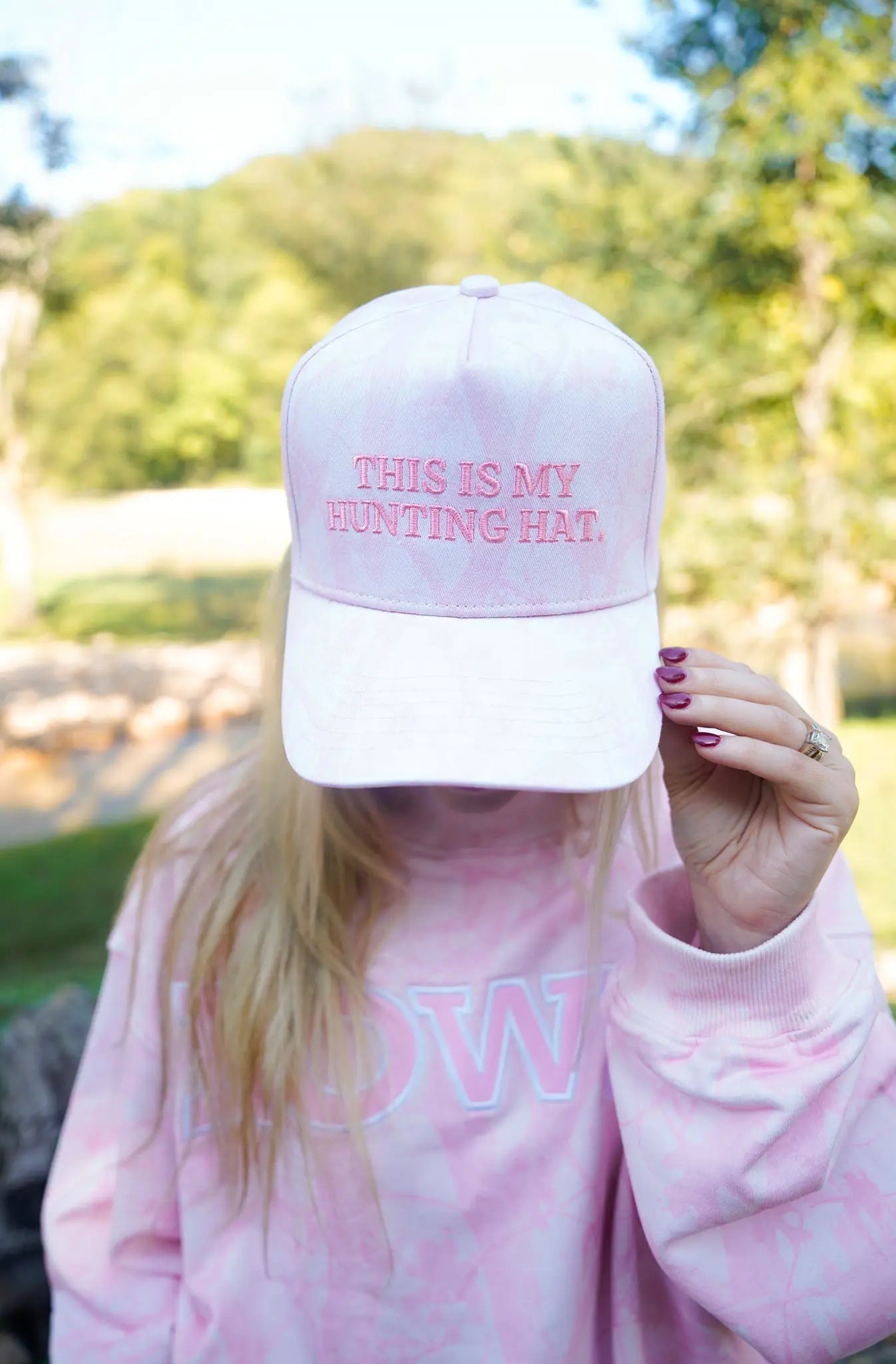 This is my Hunting Hat. - Camo Trucker Hat by KenzKustomz, Southern lifestyle apparel detail photo 7