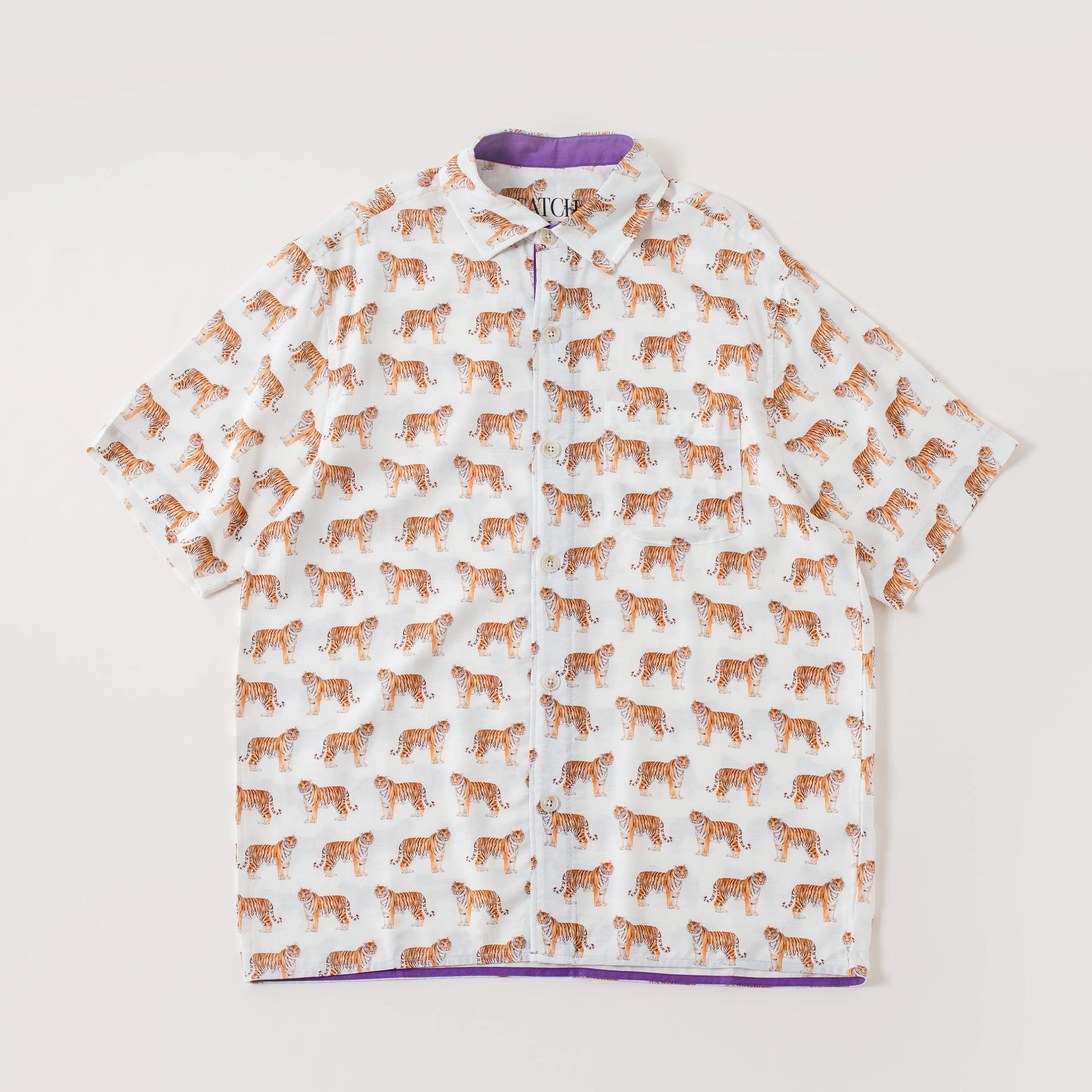Tigers Men's Festival Shirt by Nola Tawk, Southern lifestyle apparel main product photo