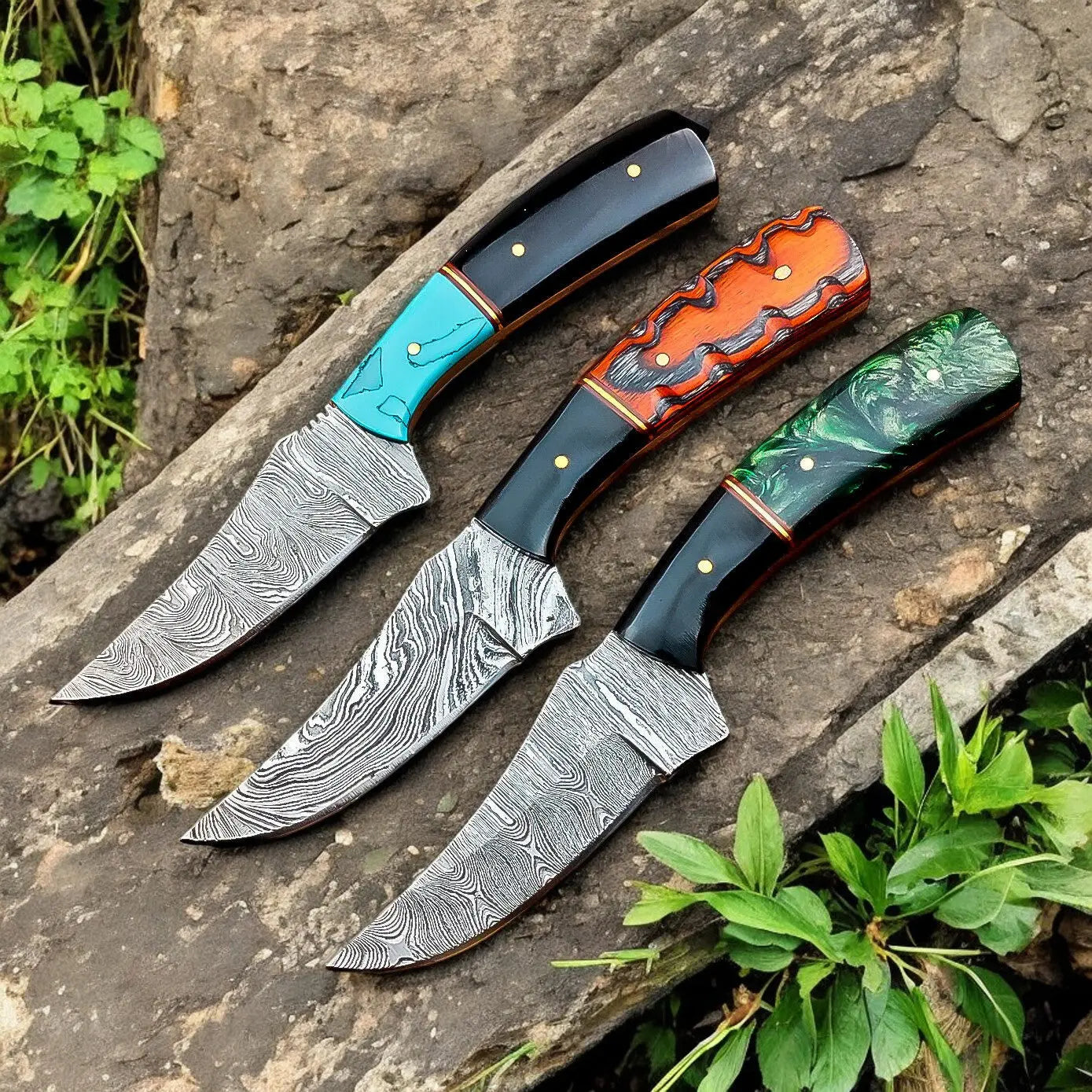 "TimberForge Damascus Hunting Knife – Premium Handmade Craftsmanship" by Damascus Knife Store, Damascus knife main product photo