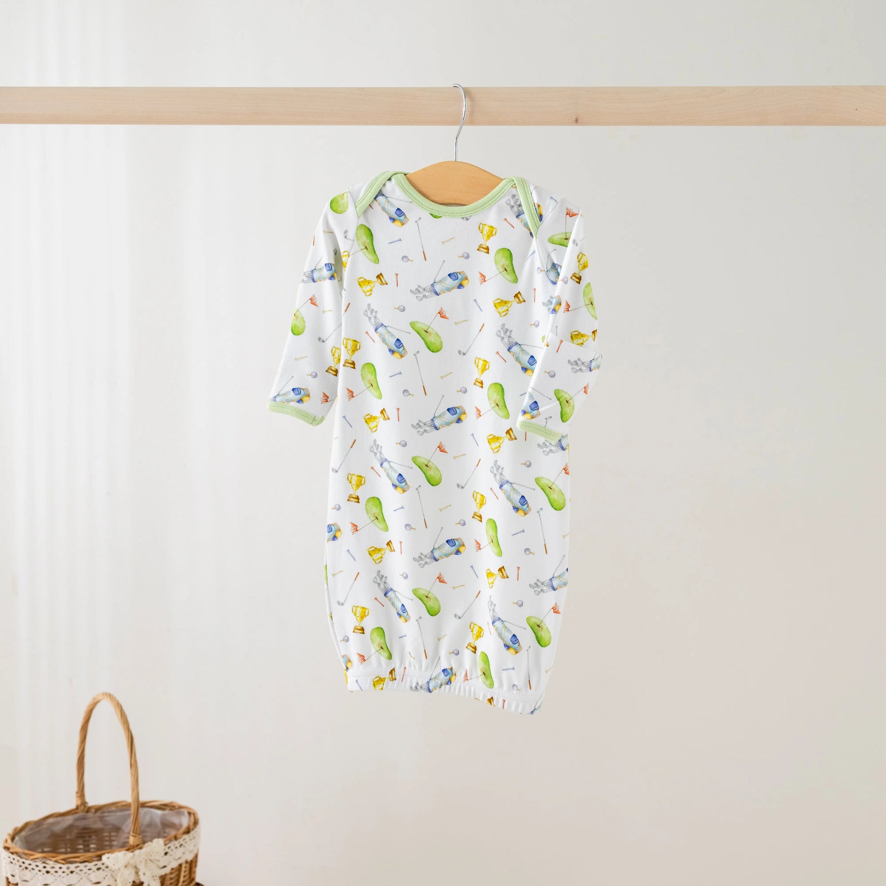 Time to Par-Tee Organic Cotton Golf Pajamas by Nola Tawk, Southern food gift detail photo 3